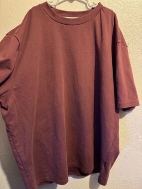 Men's Relaxed Fit Crewneck T-Shirt - Dusty Mauve